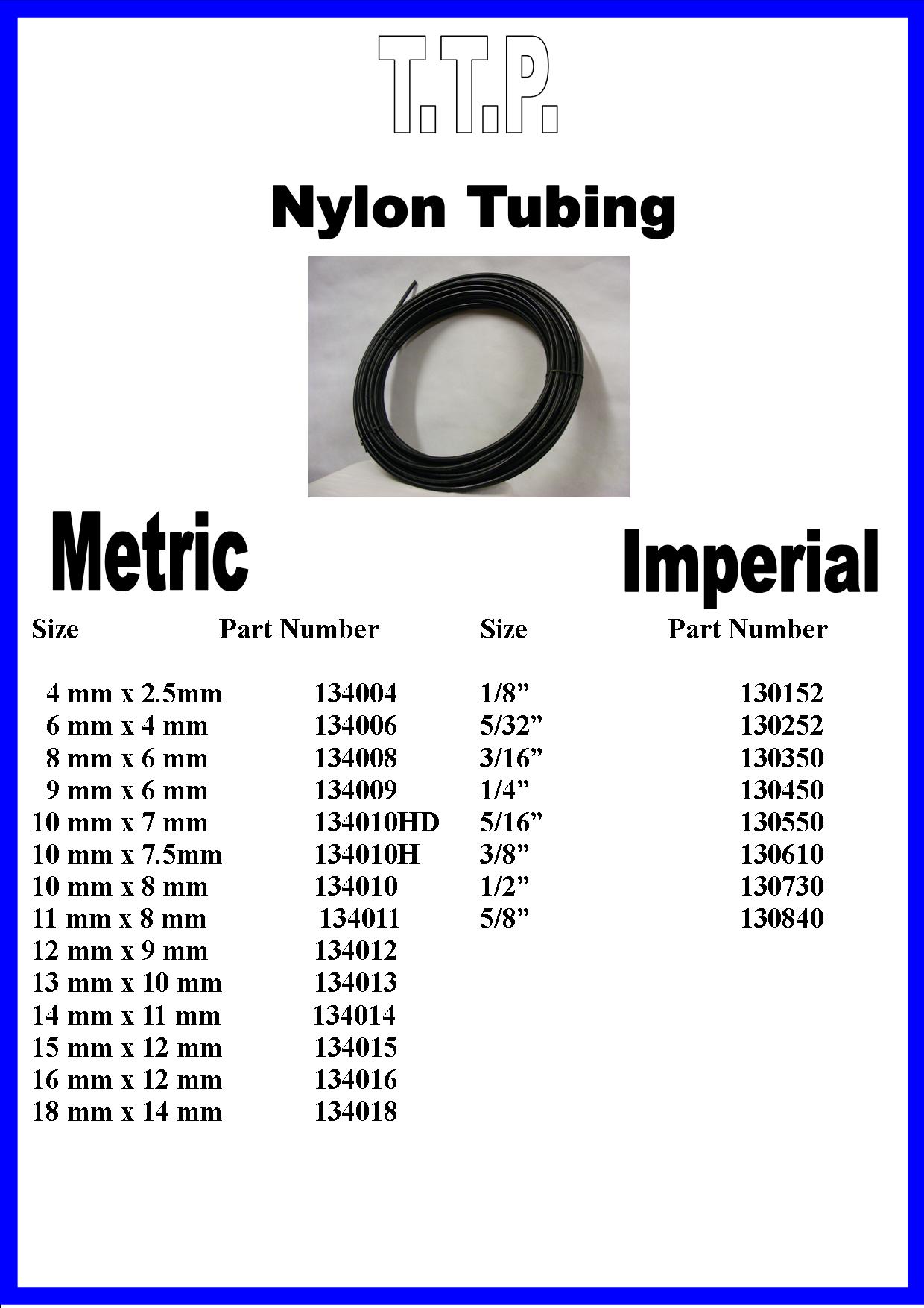 Truck & Trailer Nylon Tubing