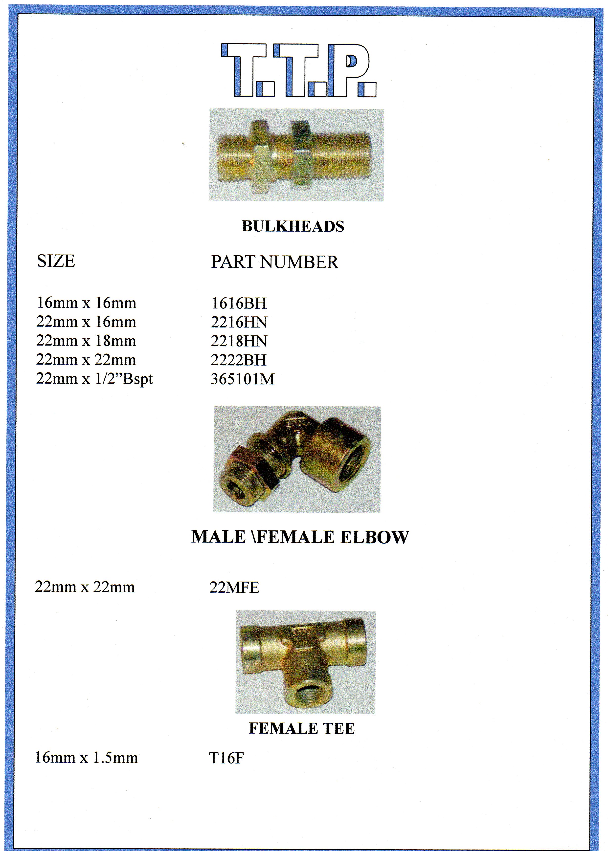 Truck & Trailer Brass Connectors 7