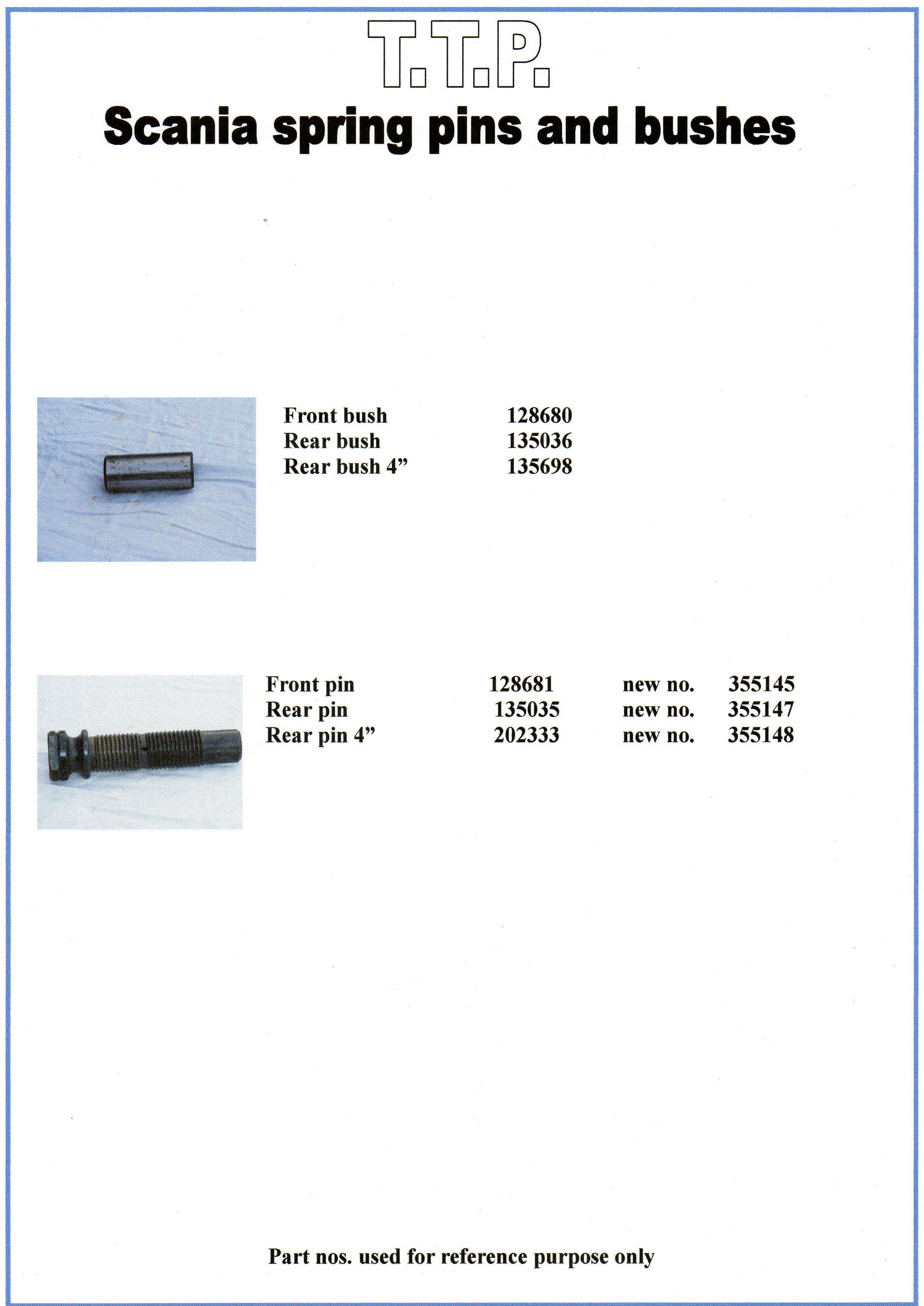 Truck & Trailer Springs, Pins & Bushes