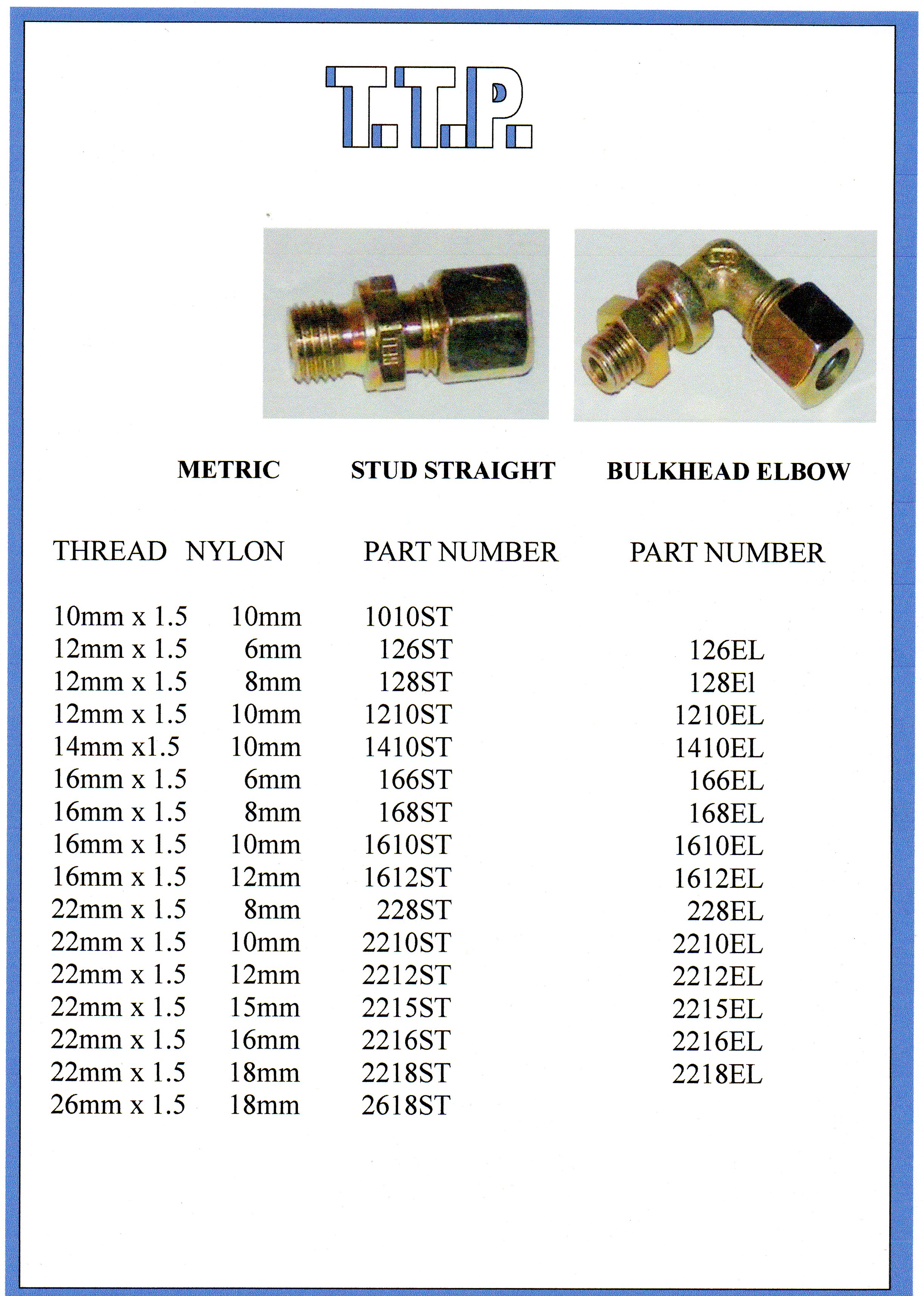 Truck & Trailer Brass Connectors 5