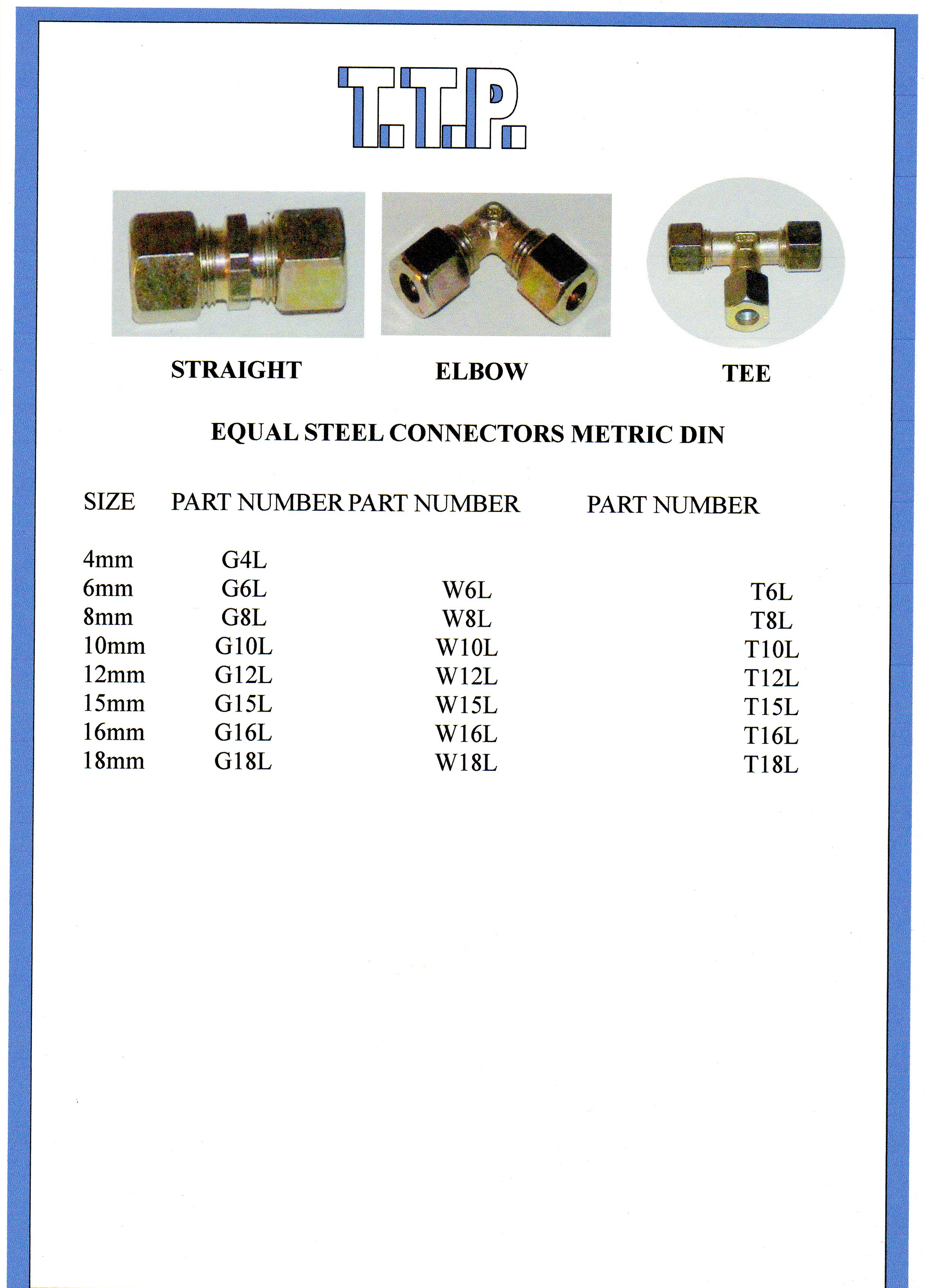 Truck & Trailer Brass Connectors 6